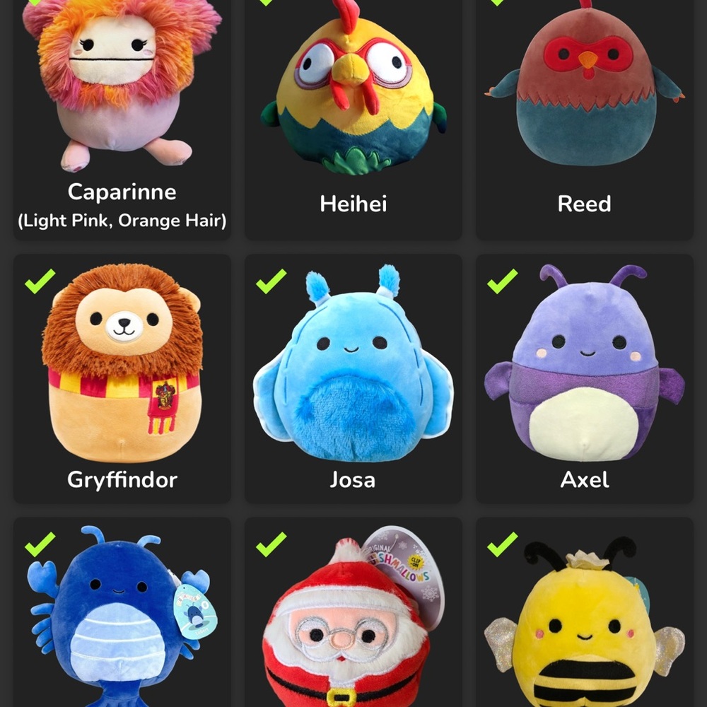 Squishmallows Plush Toy Collection